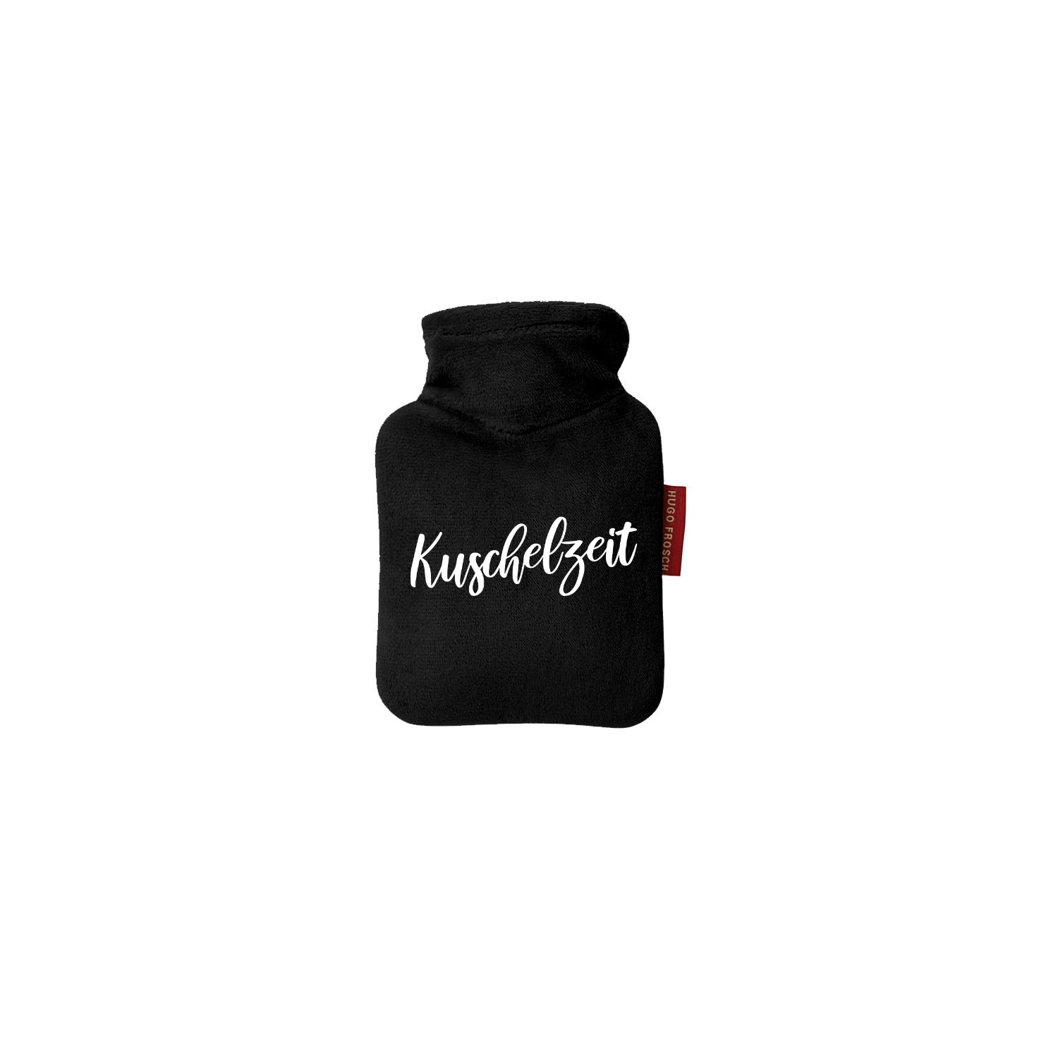 Mini-Wärmflasche 0,2 l Veloursbezug