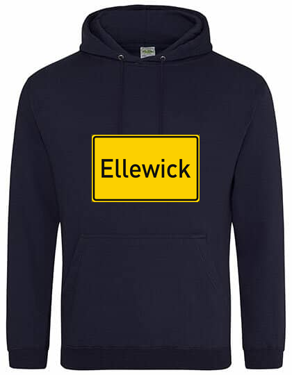 Pullover: Ortsschild [individualisiert]