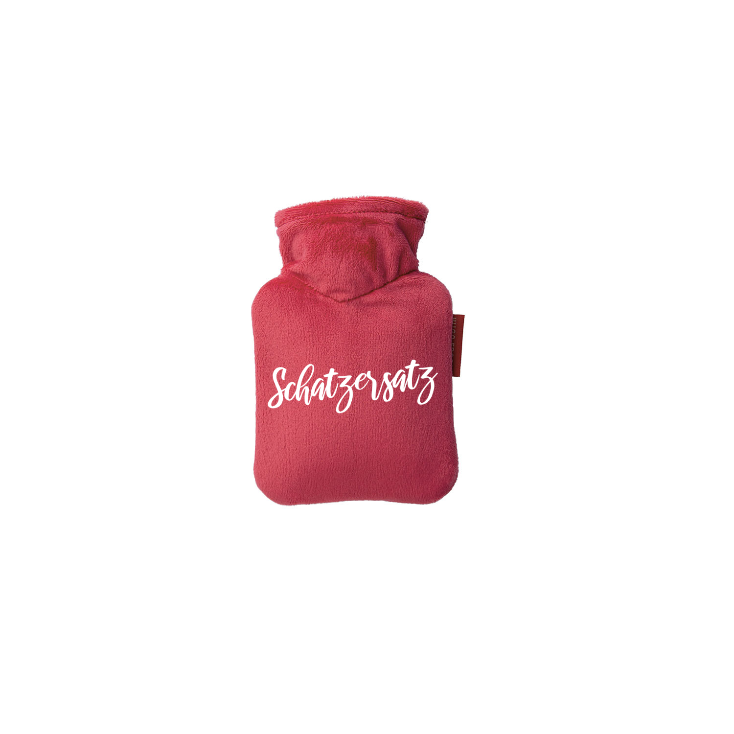 Mini-Wärmflasche 0,2 l Veloursbezug
