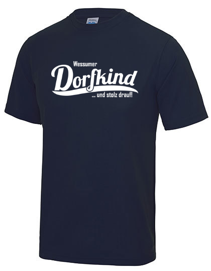 T-Shirt: [Ortsname] Dorfkind... und stolz drauf!